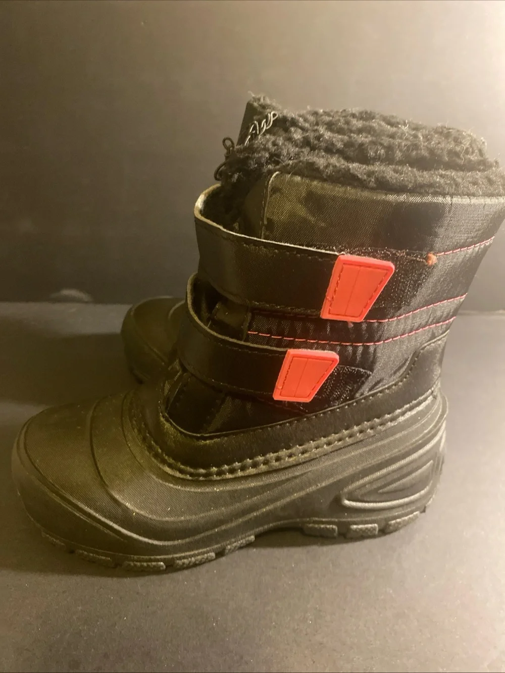 Wonder Nation Youth Girls Winter‎ Boots, Rated at -5 Degrees, Black, Size 13